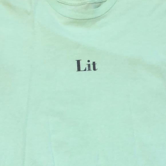 Cooke Collective Mint Green "Lit" Short Sleeve Tee - Picture 5 of 7